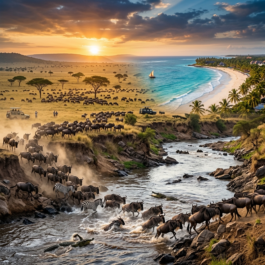 Masai Mara Big 5 Expedition with Beach Extension